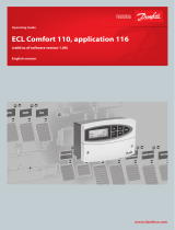 Danfoss ECL Comfort 110 Operating instructions