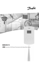 Danfoss CF-RF Room Thermostat Installation guide