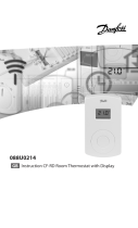Danfoss CF-RD Room Thermostat Installation guide