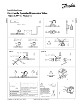 Danfoss Electrically Operated Expansion Valve, types AKV 15 / AKVA 15 Installation guide
