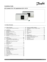 Danfoss ECL Comfort 210/310, A214/A314 Operating instructions