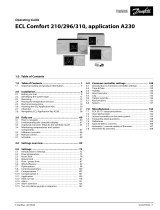Danfoss ECL Comfort 210, 296, 310, A230 Operating instructions