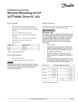 Danfoss VLT HVAC Drive FC 102 Installation guide