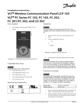 Danfoss VLT® Wireless Com. Panel LCP 103 Installation guide
