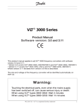 Danfoss VLT® 3000 Operating Operating instructions