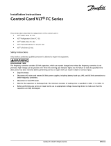 Danfoss Control Card VLT® FC Series Installation guide