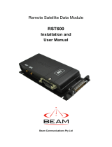 Beam RST600B User manual