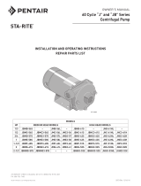 STA-RITE 60 Cycle J and JB Series Centrifugal Pump Owner's manual