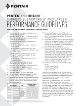 Pentek and Hitachi Submersible Motors Performance User guide
