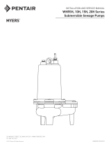 MYERS WHR5H, 10H, 15H, 20H Series Owner's manual