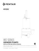 MYERS VR2 Series Owner's manual