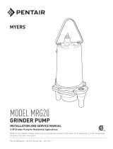 MYERS MRG20 Owner's manual
