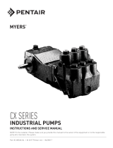 MYERS CX series Owner's manual