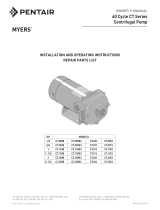 MYERS CT Series Owner's manual