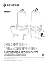 MYERS 3MW, 3RMW Series 1750 and 3450 RPM Models Owner's manual