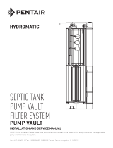 Pentair HYDROMATIC PUMP VAULT Owner's manual