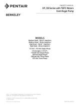 Berkeley CP, CB Series Owner's manual