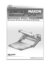 Maxon GPTLR (FEBRUARY 2016) Maintenance Manual