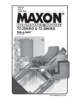 Maxon 72-25H/RO & 72-30H/RO REV. E (JUNE 2014) Maintenance Manual