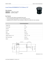 Basler Lens Evetar M13B03618W F1.8 f3.6mm 1/3" Datasheet