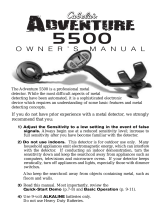 Cabela's Adventurer 5500 Owner's manual