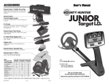 Bounty Hunter Jr. Target I.D. Owner's manual