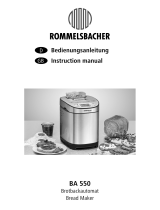 Rommelsbacher BA 550 Owner's manual