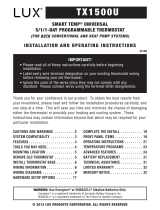 Lux Products TX1500U Owner's manual