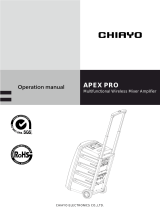 Chiayo Apex Pro Owner's manual