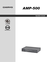 Chiayo AMP-500 Owner's manual