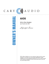 Cary Audio Design AiOS Owner's manual