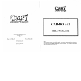 Cary Audio Design CAD-845 SEI Owner's manual