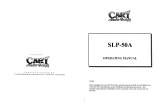 Cary Audio Design SLP-50A Owner's manual