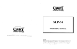 Cary Audio Design SLP-74 Owner's manual