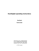 Condair 02 Draabe Humspot Humcenter Owner's manual