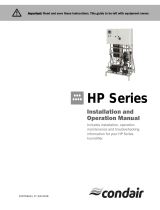 Condair 1507183-E HP Series HVAC Installation guide