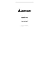 LEC U50263W Owner's manual