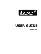 LEC CXR5011 Owner's manual