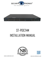 Security Tronix ST-POE24M Owner's manual