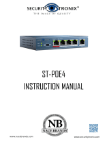 Security Tronix ST-POE4 Owner's manual