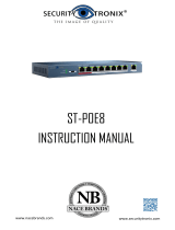 Security Tronix ST-POE8 Owner's manual