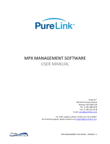 PureLink MPX Management Software User guide