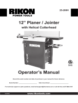 Rikon Power Tools 25-200H User manual