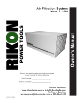 Rikon Power Tools 61-1600 User manual