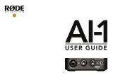 RODE Microphones AI-1 User manual