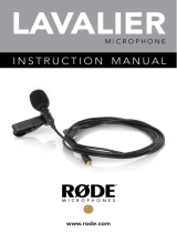 RODE Microphones LAVALIER User manual