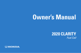 Honda 2020 Clarity Owner's manual