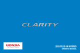 Honda 2019 Clarity Owner's manual