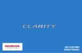 Honda Clarity Electric Owner's manual