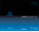 Honda 2015 Accord Sedan Touring Quick start guide